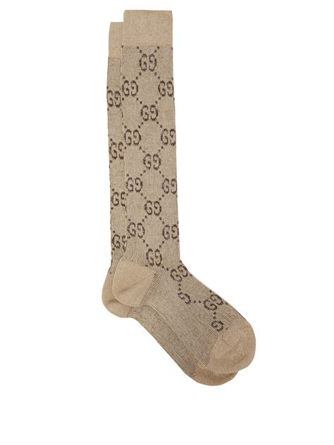 gucci lame socks